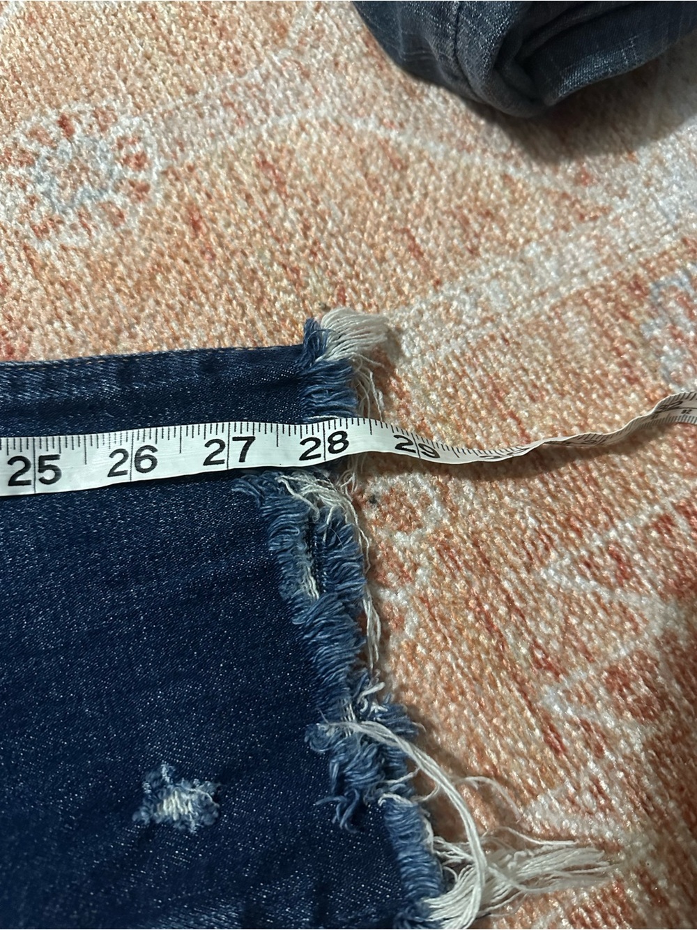 Moussy Vintage jeans size 32 raw hem distressed details designer - Picture 9 of 9